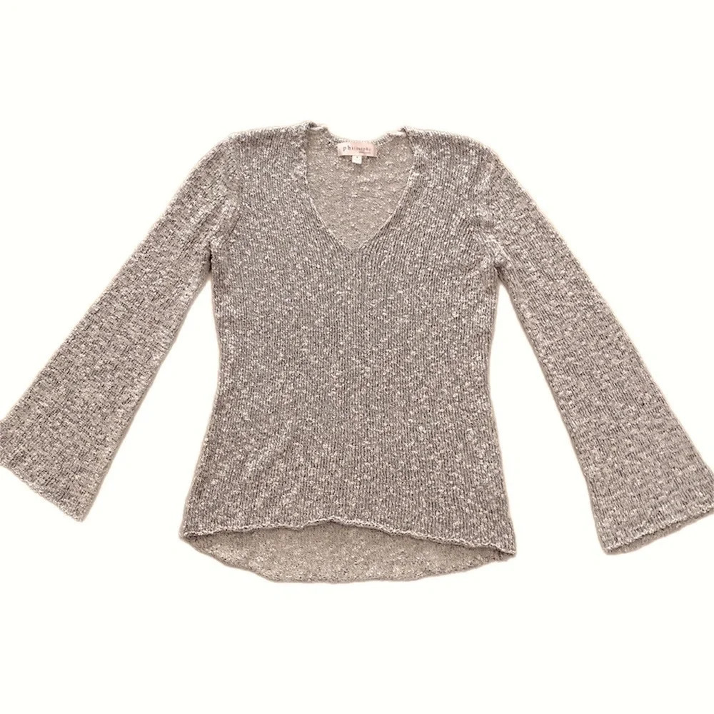 🌸Philosophy Belle sleeve sweater in brown size small